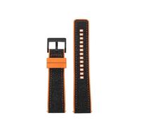 BWBVHRHZY Ajuste for Breitling Avenger Blackbird Professional Endurance Super Ocean Series Nylon + correa de suela de goma pulsera de 22mm(8020 14,24mm)