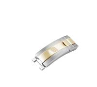 BWBVHRHZY Ajuste for correas de reloj Rolex Accesorios Hebilla plegable de ajuste Ajuste for DAYTONA Ajuste for SUBMARINER Ajuste for Water Ghost Cierre de acero inoxidable de 9x9 mm(A-Silver-Gold-9x9