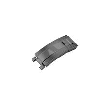 BWBVHRHZY Ajuste for correas de reloj Rolex Accesorios Hebilla plegable de ajuste Ajuste for DAYTONA Ajuste for SUBMARINER Ajuste for Water Ghost Cierre de acero inoxidable de 9x9 mm(A-Black-9x9mm)