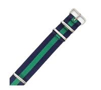 BWBVHRHZY Ajuste for Daniel Ajuste for Wellington Ajuste for Tissot Ajuste for Rolex Water Ghost Ajuste for Citizen Ajuste for Seiko Correa de reloj de nailon elástico 18 20 22 mm(Blue Green,20mm)
