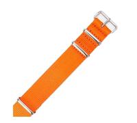 BWBVHRHZY Ajuste for Daniel Ajuste for Wellington Ajuste for Tissot Ajuste for Rolex Water Ghost Ajuste for Citizen Ajuste for Seiko Correa de reloj de nailon elástico 18 20 22 mm(Orange,22mm)