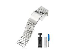 BWBVHRHZY Apto for Diesel Seven Fridays Dz7321 Dz7263 Dz4323 Dz7315 correas grandes de acero inoxidable mano de obra meticulosa 22 24 26 28 30mm(7-Beads-Steel,28mm)