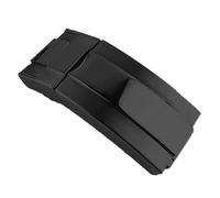 BWBVHRHZY Cierre de banda de reloj Apto for Rolex Apto for DAYTONA Apto for SUBMARINER GMT Apto for Yacht-Master Botón de ajuste fino Hebilla sólida de acero inoxidable de 16 mm * 9 mm(Black)