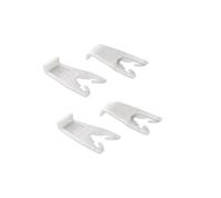 BWBVHRHZY Clips de plástico for Coche X4 Piezas Aptos for Renault Laguna MK2 2 II Kit de reparación de regulador Delantero Izquierdo y Derecho 2001-2007