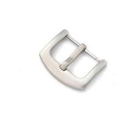 BWBVHRHZY Correa de reloj con hebilla de acero inoxidable for hombre y mujer, accesorios de cierre de correa de reloj de Metal sólido, 16mm, 18mm, 20mm, 22mm, 24mm y 26mm(Silver,22mm)