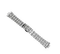 BWBVHRHZY Correa de reloj convexa de 11mm y 12mm for Tissot PRX Super Player T137.407/410 T137.210, pulsera de acero inoxidable for hombres y mujeres(Quick release-Golden)