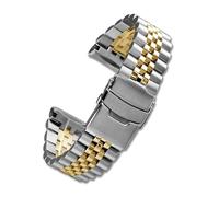 BWBVHRHZY Correa de reloj de acero sólido de 22mm apta for pulsera de acero Seiko serie Turtle Srpa21 Srp777 Srpc25 Srp773(Blue bk)