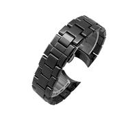 BWBVHRHZY Correa de reloj de cerámica apta for correas de reloj AR1451 AR1452 AR1400 AR1410 for cierre de acero inoxidable 22mm 24mm(AR1400,24mm)