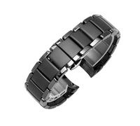 BWBVHRHZY Correa de reloj de cerámica apta for correas de reloj AR1451 AR1452 AR1400 AR1410 for cierre de acero inoxidable 22mm 24mm(AR1451,22mm)