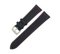 BWBVHRHZY Correa de reloj de lona de cuero de nailon de 19 mm 21 mm 20 mm 22 mm Ajuste for Omega Ajuste for Seamaster 300 At150 Ajuste for Planet Ajuste for Ocean Ajuste for Tissot Ajuste for CASIO Aj