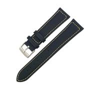BWBVHRHZY Correa de reloj de lona de cuero de nailon de 19 mm 21 mm 20 mm 22 mm Ajuste for Omega Ajuste for Seamaster 300 At150 Ajuste for Planet Ajuste for Ocean Ajuste for Tissot Ajuste for CASIO Aj