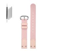 BWBVHRHZY Correa de reloj de lona de nailon for DW Fit for Daniel Fit for Wellington Spring Pastel 12 mm 14 mm Rosa Blanquecino Negro Verde for remache Correa de reloj for mujer(Pink-S pin,12mm)