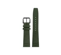 BWBVHRHZY Correa de reloj de tela de lona de nailon de 20mm, 21mm, 22mm, apta for Iwc Pilot Spitfire Timezone, correa de pistola superior, cinturones for cierre plegable, correa de reloj de pulsera(Gr