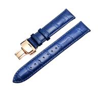 BWBVHRHZY Correa suave de 16 mm, 18 mm, 19 mm, 20 mm, 21 mm, 22 y 23 mm, apta for Citizen/apto for Rossini, correa de reloj universal for hombre y mujer de liberación rápida(Sapphire blue R,23mm)