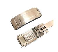 BWBVHRHZY Hebilla de reloj de acero inoxidable apta for Rolex, cierre mate pulido de Metal de 9mm x 9mm, botón plegable deslizante de ajuste rápido, accesorios for reloj(Matte-9x9mm)
