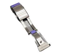 BWBVHRHZY Hebilla sólida de acero inoxidable 316L 18 mm 20 mm 22 mm Ajuste for cierre Fit For Seiko Botón de bloqueo doble Ajuste de lujo for hebilla de buzo Accesorios de reloj de metal(18mm)