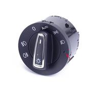 BWBVHRHZY Interruptor de faro coche, Sensor luz automático incorporado, plataforma PQ compatible for VW Passat 2017 2018,POLO 2019 2020, Bora Scirocco Beetle 10pin(Built-in)