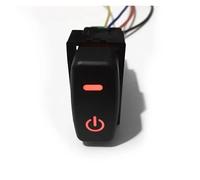 BWBVHRHZY Interruptor de luz antiniebla delantera LED for coche, botón Control lámpara música DRL, compatible for Mitsubishi Pajero V73 Lancer Outlander ASX L200 Triton(Power light)