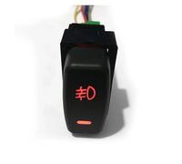 BWBVHRHZY Interruptor de luz antiniebla delantera LED for coche, botón Control lámpara música DRL, compatible for Mitsubishi Pajero V73 Lancer Outlander ASX L200 Triton(Front fog light)