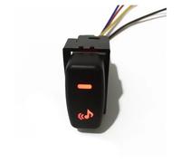 BWBVHRHZY Interruptor de luz antiniebla delantera LED for coche, botón Control lámpara música DRL, compatible for Mitsubishi Pajero V73 Lancer Outlander ASX L200 Triton(Music button)
