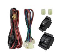 BWBVHRHZY Kit de regulador de elevación de Interruptor de alimentación de Coche, Universal, 12V, 12A, for arnés de cableado for 2 Puertas, Piezas de camión y SUV