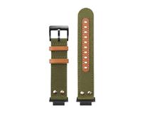 BWBVHRHZY Reloj deportivo de lona de 16mm apto for Casio DW5600 DW-5600 GA-900 GA110/100/120 GM/GA2100 cinturón de nailon for correa for clavos(Army Green bk)