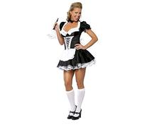 Bwer Disfraces Sexis de Talla Grande para Cosplay S-6XL para Halloween, Vestido de sirvienta exótica para Mujer, Disfraz de sirvienta Francesa, Disfraz de sirvienta, Juego de rol