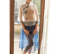 Bwer Retro Encaje Gasa Kimono Bata camisón Cheongsam Cosplay Chino Kawaii lencería Sexy Puta seducir coqueteo Disfraz erótico Mujeres