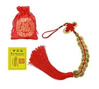 BWINKA BWinka Chino afortunado monedas encanto en Auspicious Red Cordón Feng Shui para la riqueza y el éxito mejor regalo