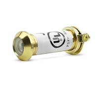 Bwintech 1 uds Mirillas para puertas a prueba de fuego con certificación UL, latón macizo de 180 grados, 12 mm de diámetro, 35-60 mm de longitud, acabado de latón pulido, con cubierta de visor