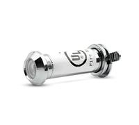 Bwintech 1 uds Mirillas para puertas a prueba de fuego con certificación UL, latón macizo de 180 grados, 12 mm de diámetro, 35-60 mm de longitud, acabado cromado pulido, con cubierta de visor