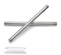 Bwintech 2 Piezas 300MM 3/8" Macho × 3/8" Macho BSP Rosca Acero Inoxidable 304 Racores de fundición con boquilla de prolongación