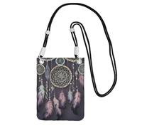 BWLHJKE Dream Catcher - Bolso cruzado para teléfono para mujeres y hombres, impermeable, mini monedero para teléfono celular, cartera pequeña con correa ajustable, bolsa de viaje para teléfono celular