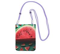 BWLHJKE Dream Watermelon - Bolso cruzado para teléfono móvil para mujeres y hombres, impermeable, mini monedero para teléfono celular, cartera pequeña con correa ajustable, bolsa de viaje para