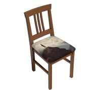 BWLHJKE Woman on a Top Mountain - Funda de cojín cuadrada de dos piezas con banda elástica de terciopelo suave, funda de asiento extraíble lavable para silla cuadrada