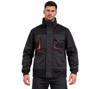 BWOLF Atlas Chaqueta de Trabajo Multifuncional para Hombre, Chaqueta de Cintura Resistente, Gris, Talla M