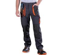 BWOLF Atlas - Pantalones de trabajo para hombre, clásicos, con bolsillos multifuncionales, gris, S