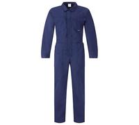 BWOLF Bravo Mono de Trabajo Hombre Mono de Mec·nico de Proteccion con Cremallera y 6 Bolsillos, Azul Oscuro, XXXL