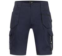 BWOLF Drift Pantalones cortos de trabajo para hombre, pantalones cortos de trabajo, pantalones cortos de trabajo, tejido ripstop con muchos bolsillos, azul, S