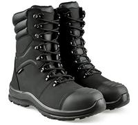 BWOLF HUMMER - Botas de trabajo invernales para hombre, resistentes al agua y al aceite, antideslizantes, con tecnología Grip 4 x 4, Negro , 42 EU