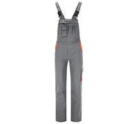 BWOLF Sigma Peto Trabajo Hombre Peto Vaquero Hombre Peto De Trabajo Con Bolsillos Laterales Multifuncionales Y Bolsillos Traseros, Gris/Naranja, XL