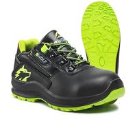BWOLF SPYKE Zapatos de trabajo bajos S3 impermeables, resistentes al aceite, antideslizantes 4x4 Grip Tech, suela Ergo, Negro, 41 EU
