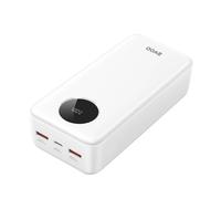 Bwoo Batería externa 30000mAh USB-C 2xUSB LCD Bwoo blanco,