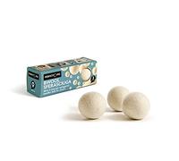 Bwool Bola para Secadora, 100% Lana de Nueva Zelanda, Blanco, 7 x 7 x 7 cm, 3 Unidad