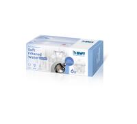 BWT filtro agua SOFT WATER EXTRA - Pack 6 | Jarra filtradora de agua compatible | Purificador de agua doméstico | filtros jarra bwt | Reduce cal y cloro | Desde dureza de 15 °dH | filtro jarra BWT