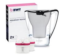 BWT AQUAlizer Home - Filtro de agua (2 cartuchos de filtro de magnesio, para alimentos y bebidas, incluye 2 cartuchos de filtro de magnesio), color negro