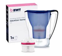BWT AQUAlizer Home - Filtro de agua azul | Incluye 1 cartucho de filtro de magnesio | filtro de agua potable | para alimentos y bebidas | filtra cal, cloro, plomo y cobre