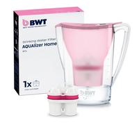 Bwt aqualizer home filtro de agua para jarra 2,7 l rosa, transparente