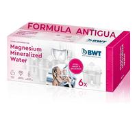 BWT - 814336-A - Cartucho de filtro Magnesium Mineralized Water - Cartuchos para filtros de agua de mesa PENGUIN, SLIM y VIDA - Juego de 6 piezas, blanco