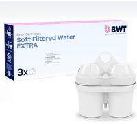 BWT Cartucho de filtro Soft Filtered Water Extra 3 unidades | para todos los filtros de agua BWT agua potable | filtra cal, cloro, plomo y cobre | para agua muy dura